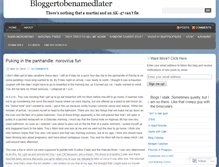Tablet Screenshot of bloggertobenamedlater.com